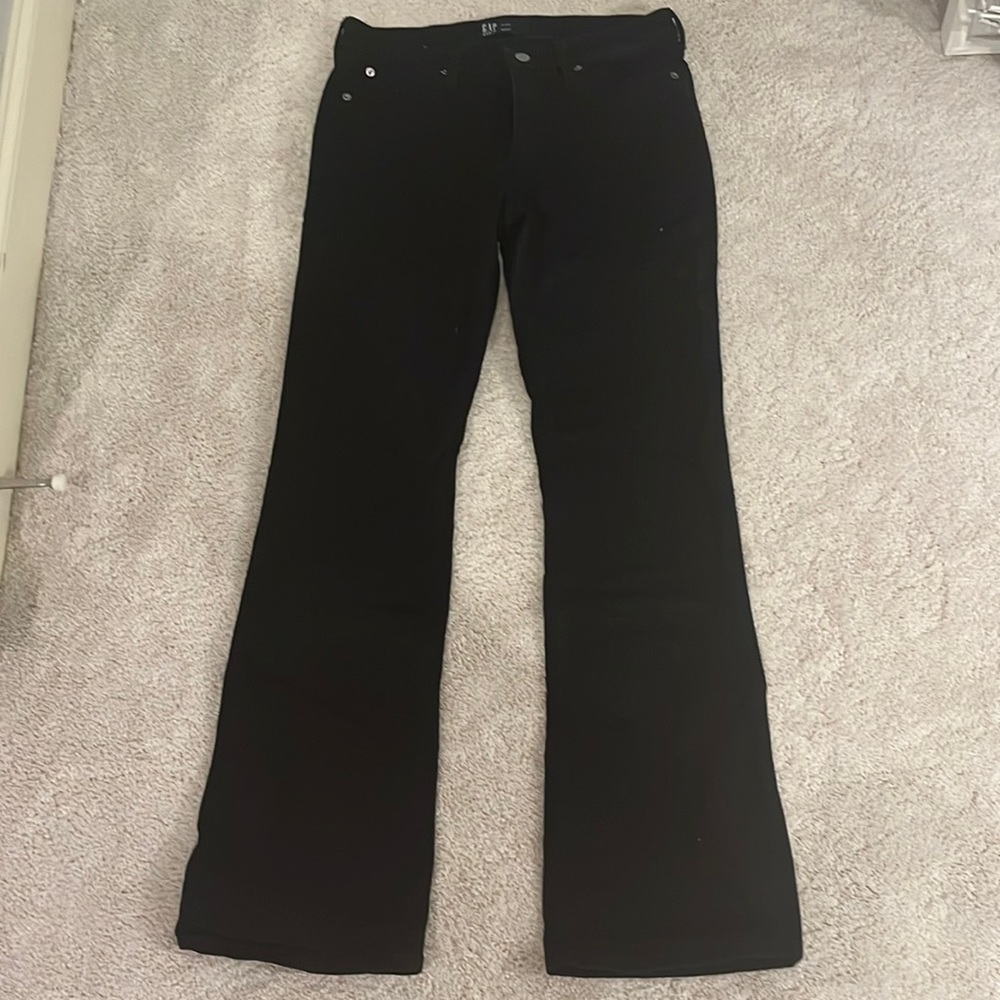 GAP Black, Bootcut, mid rise Jeans.